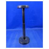 (1) Black Metal Candle Holder Stand
