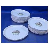 (10) Williams-Sonoma Cupcake Dessert Plates