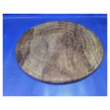 (1) Carved Decorative Wooden Serving Tray