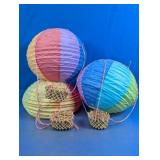 Decorative Paper Hot Air Balloon Ornaments