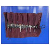 Wood Carving & Detailing Tool Set in Canvas Roll