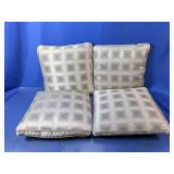 (4) Square Seat/Back Cushions