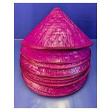Woven Straw Conical Hats