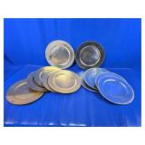 Mixed Metal Charger Plates Lot