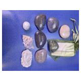 (9) Engraved Stones Direct Stone & Shell Set