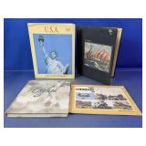 Vintage Illustrated History & Travel Books