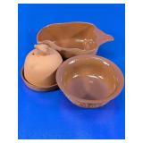 Terracotta Glazed Kitchen Set