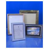 Mixed Material Tabletop Picture Frames