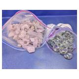(2) Decorative Glass & Stone Fillers
