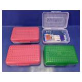 Spacemaker Plastic Pencil Boxes With Supplies