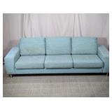 (1) BoConcept Blue Fabric Sofa