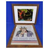 Pair of Framed Americana & Pastoral Prints