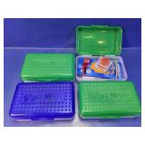 Spacemaker Plastic Pencil Boxes With Supplies
