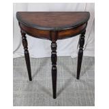 Vintage Half-Moon Demilune Console Table