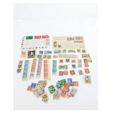 (1) Assorted Vintage Postage Stamps & Covers