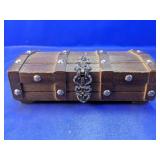 Decorative Wooden Pirate Treasure Chest