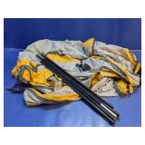 Camping Canopy Fabric With Poles Set