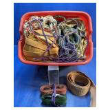 Assorted Rope And Webbing Straps Lot