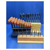 Assorted Spade Drill Bits and Hex Key Drivers