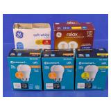(5)Packs GE & EcoSmart LED Light Bulb Lot