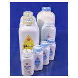 (9) Johnsonï¿½s Baby Powder Bottles