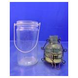 Glass Jar Candle Holders