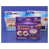 (3)Fresh -n- Clean Drain Sticks Lot