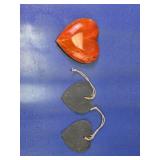 Decorative Stone Heart Set
