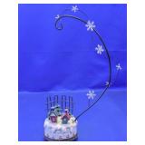 Winter Village & Snowflake Ornament Stand