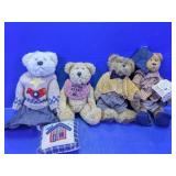 (5)Boyds Bears Plush Collection Lot