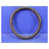 Black Padded Steering Wheel Cover