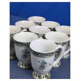 Snowman Ceramic Mugs Set