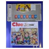 (2) Vintage Stratego and Clue Jr. Board Games