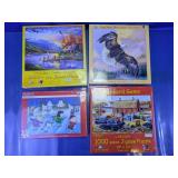 (4) Sealed Assorted Jigsaw Puzzles