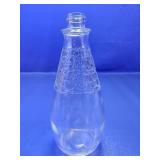 Embossed Clear Glass Decanter Bottle