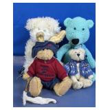 (4) Boyds Bears & Plush Animal Lot