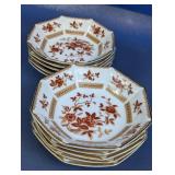(10) Bone China Dessert Bowls