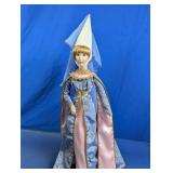 Porcelain Doll Medieval Style Gown