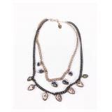 (1) Two-Tone Chain Pendant Necklace