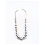 (1) Beaded Two-Tone Necklace
