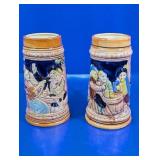 (2) Vintage Ceramic Beer Steins