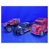 Toy Emergency & Utility Vehicle Lot
