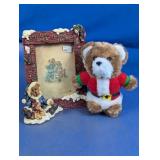 (2) Boyds Bears Christmas Dï¿½cor Set