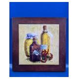 (1) Framed Kitchen Still Life Art
