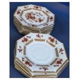 (13) Bone China Octagonal Plates