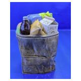 Ceramic Bacon & Dairy Lidded Container