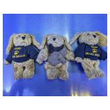 Plush Bunny Dolls in Sweaters