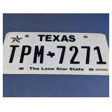 Texas "Lone Star State" License Plate