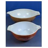 Vintage Pyrex Wheat & Early Am. Bowls