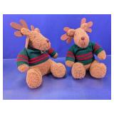 Plush Reindeer Holiday Figures
